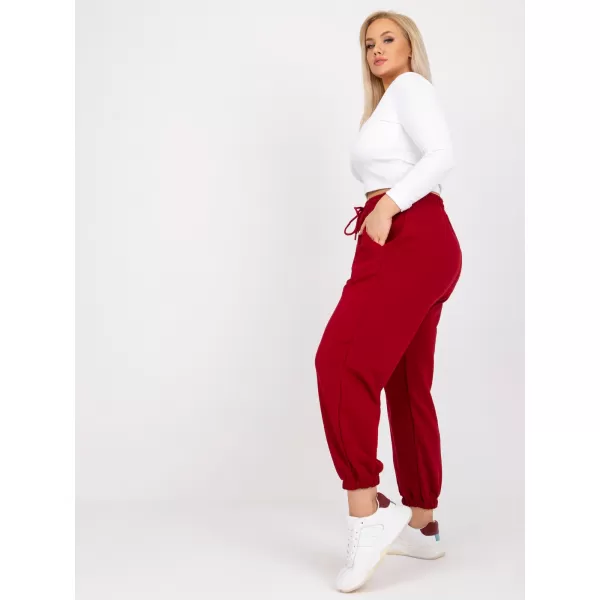  Pantaloni de trening pentru femei BASIC FEEL GOOD RV-DR-6331.86 BURGUNDIA 