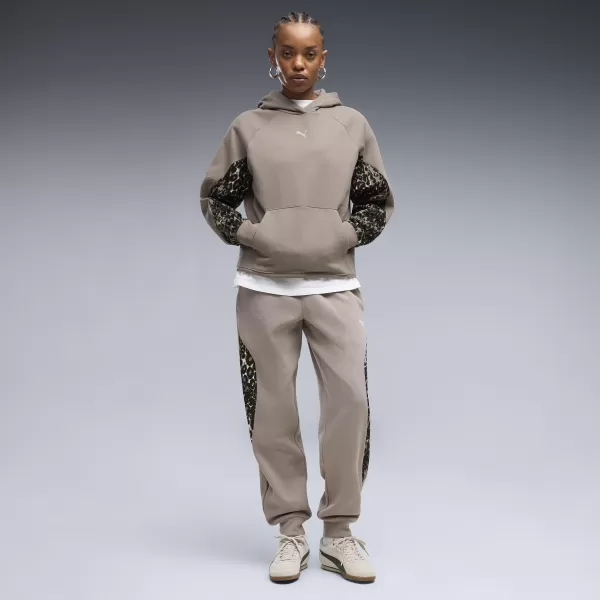  Hanorac de dama PUMA SPORT ANIMAL STANDARD HOODIE FL 69400781 GRI ȘOARECE 