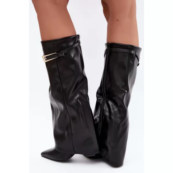  Cizme de dama BOTO 7692A NEGRU 