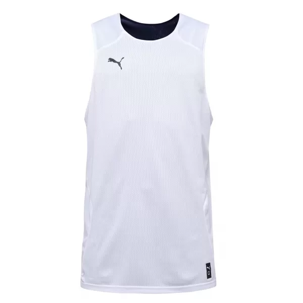  Tricou reversibil pentru bărbați PUMA REVERSIBLE PRACTICE JERSEY 676640-07 PUMA NAVY 