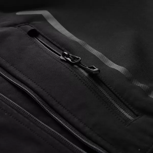  Jachetă softshell pentru bărbați ALPINE PRO GEDER NEGRU 