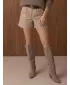 Pantaloni scurți de damă DSTREET SY0595 BEJ