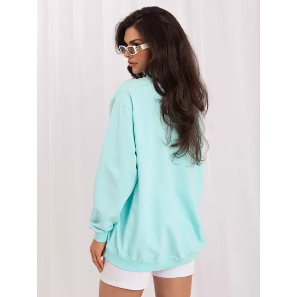  Hanorac de dama BASIC FEEL GOOD RV-BL-5185.87P MENTĂ 
