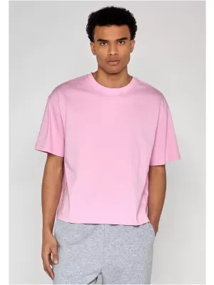Tricou pentru bărbați URBAN CLASSICS TB8398-12155 ROZ MOALE