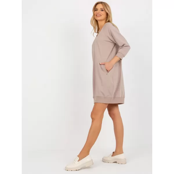  Rochie BASIC FEEL GOOD RV-SK-7203.35P BEJ ÎNCHIS 
