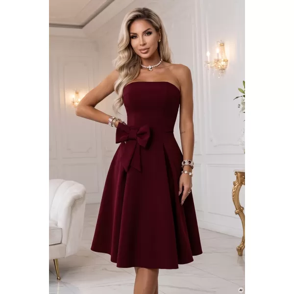  Rochie NUMOCO 692-3 CLARET 