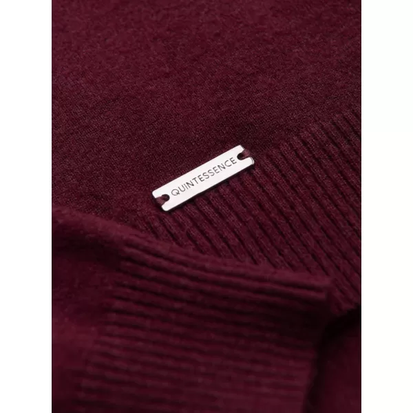  Tricou pentru bărbați cu guler OMBRE OM-POLS-0151 BURGUNDIA 