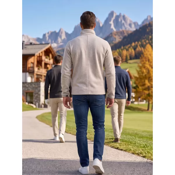  Hanorac pentru bărbați din fleece ALTISPORT ALM002852 EVIDENȚIERI ARGINTII 