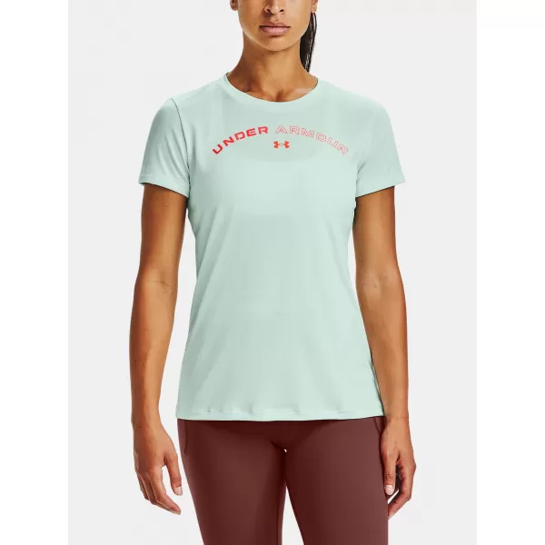  Tricou pentru femei UNDER ARMOUR TECH TWIST GRAPHIC LU SSC 1356304-403 ALBASTRU 