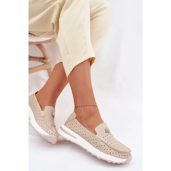  Mocasini de dama EVENTO 25PB32-8663 BEJ 