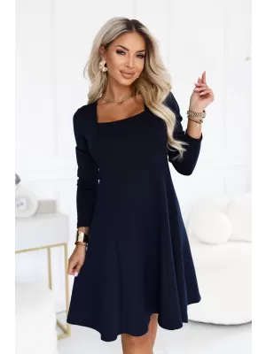 Rochie NUMOCO 574-4 ALBASTRU ÎNCHIS