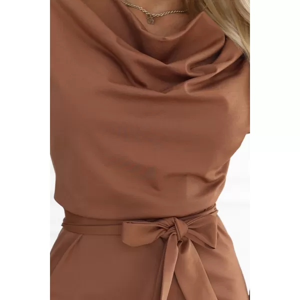  Rochie NUMOCO ROXI 240-13 MARO CIOCOLATA 