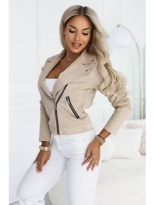 Geaca de dama NUMOCO 481-6 BEJ CAȘMIR