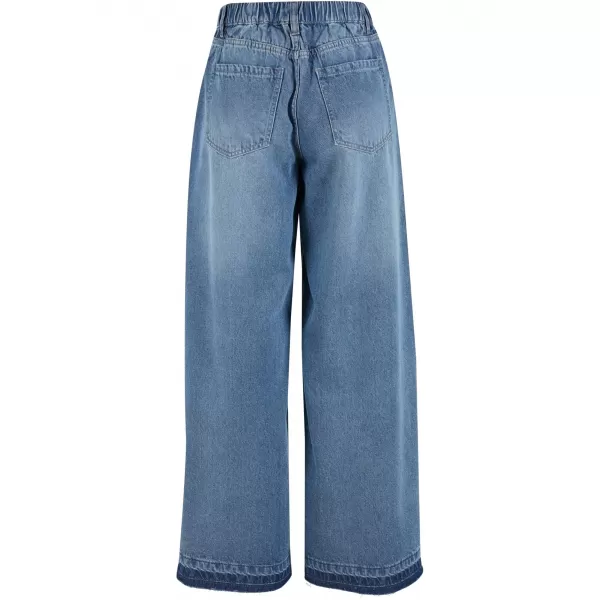  Pantaloni de dama URBAN CLASSICS TB7712 ALBASTRU MEDIU PROFUND SPĂLAT 