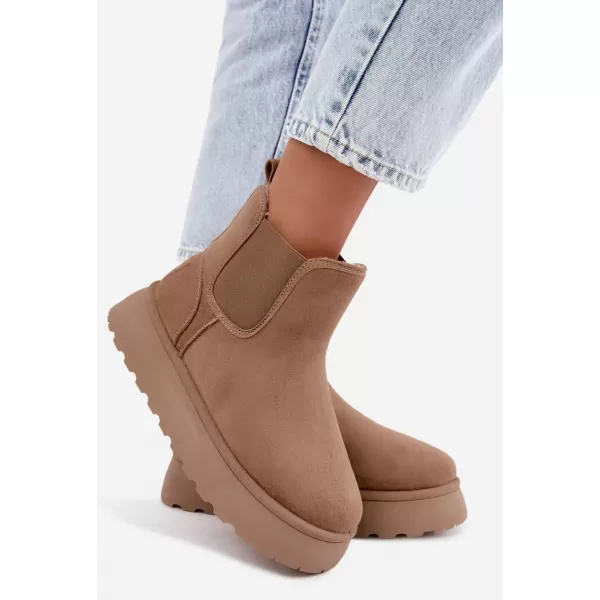  Oameni de zăpadă pentru femei BIG STAR SHOES UU274173 BEJ 
