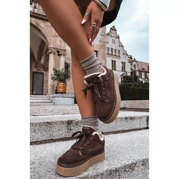  Pantofi de dama BIG STAR SHOES UU274188 UMBRE MARO/BEJ 