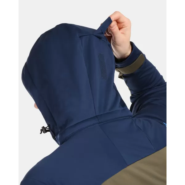  Jachetă softshell pentru bărbați KILPI ONTAVIO-M 1M0112KI KAKI 
