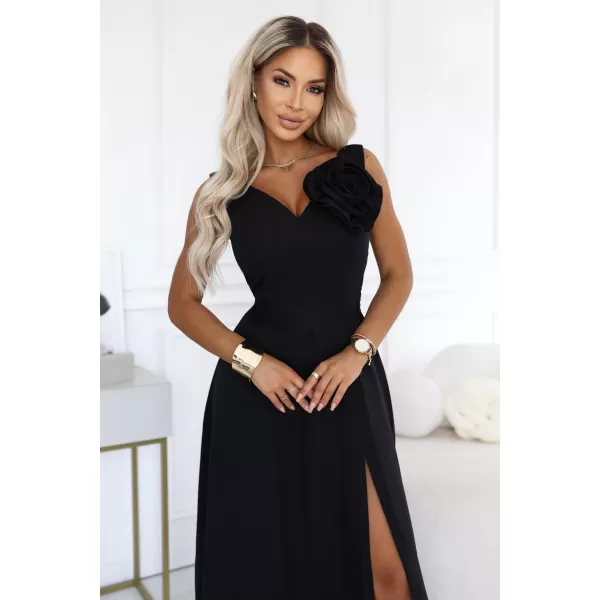  Rochie NUMOCO 669-6 NEGRU CLASIC 