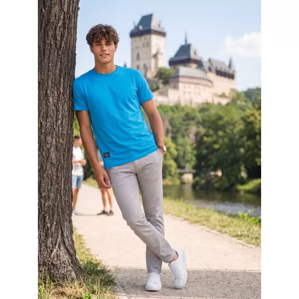  Tricou pentru bărbați ALTISPORT NP/ALMST20001 ALBASTRU OCEANIC 