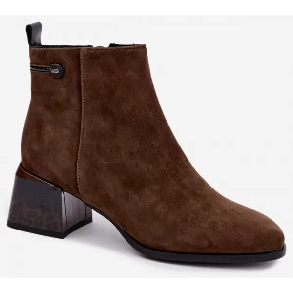  Botine de dama BOTO 26BT24-398 CAFEA 