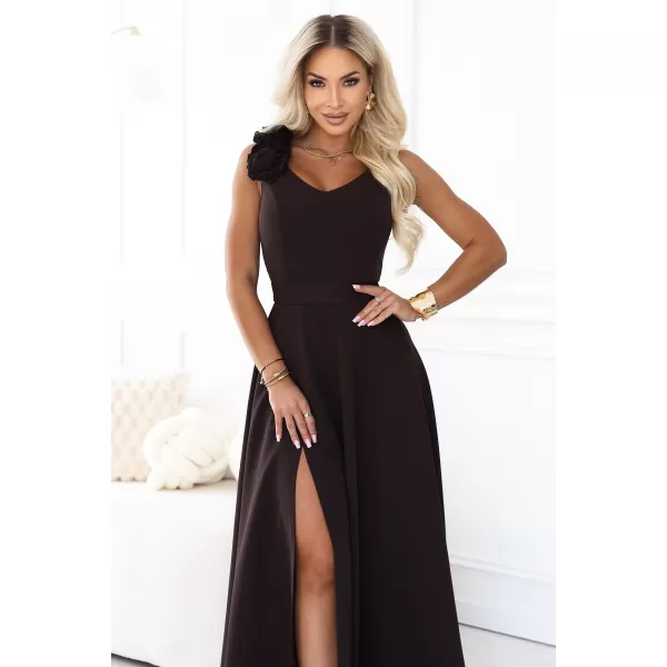  Rochie NUMOCO 643-10 MARO CIOCOLATA 