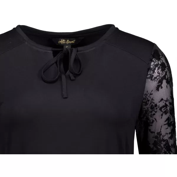  Tricou de damă ALTISPORT IVOREY NEGRU 