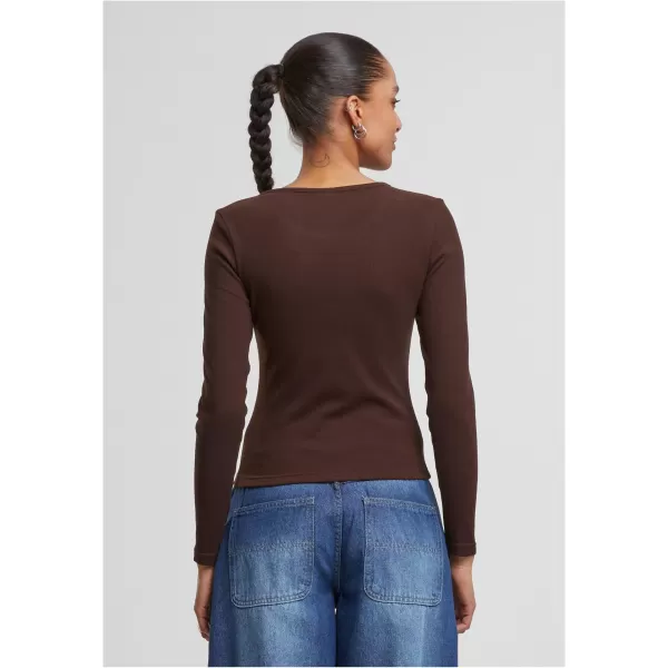  Tricou de damă URBAN CLASSICS TB7786 CALD/MARO 