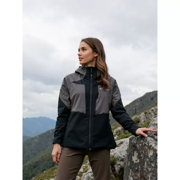  Jachetă de exterior pentru femei ALPINE PRO TEMUNA NEGRU 