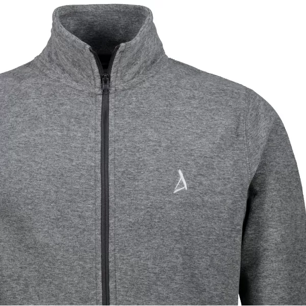  Hanorac pentru bărbați din fleece ALTISPORT ALM002852 EVIDENȚIERE NEAGRĂ 