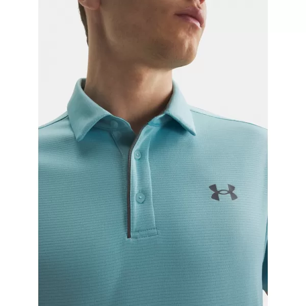  Tricou pentru bărbați UNDER ARMOUR TECH POLO 1290140-429 ALBASTRU 