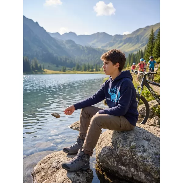  Hanorac pentru copii ALTISPORT ALM193422 ALBASTRU MARIN 