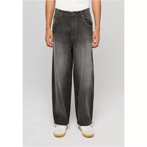  Pantaloni pentru bărbați URBAN CLASSICS TB8055 GRI MIJLOCIU PROFUND SPALAT 