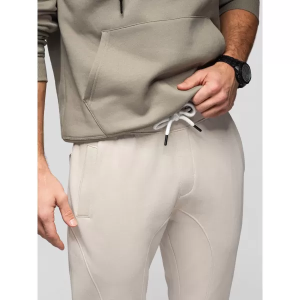  Pantaloni de trening pentru bărbați OMBRE OM-PABS-0305 BEJ DESCHIS 