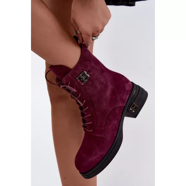  Botine de dama VINCEZA 67044 BURGUNDIA 
