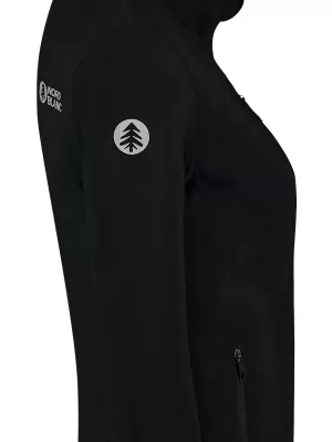 Hanorac ușor de damă din fleece NORDBLANC MAPLE NBSFL8374 NEGRU