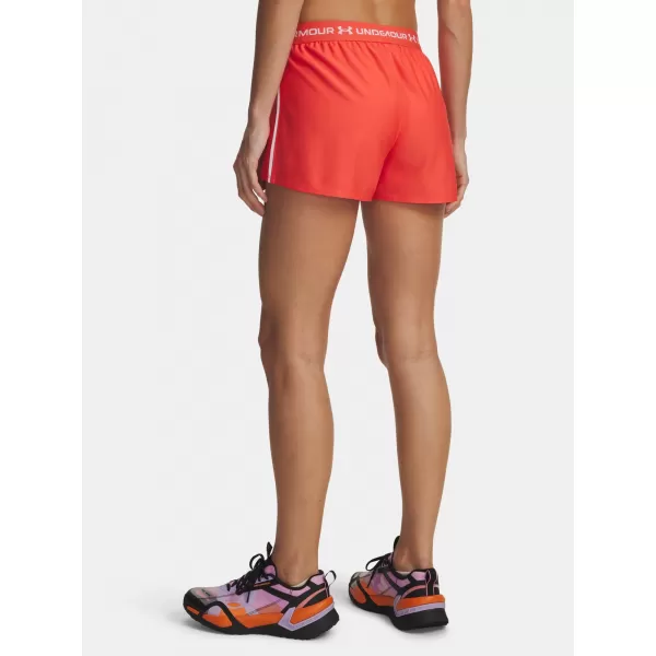  Pantaloni scurți de damă UNDER ARMOUR TECH PLAY UP SHORTS 1389882-690 ROŞU 