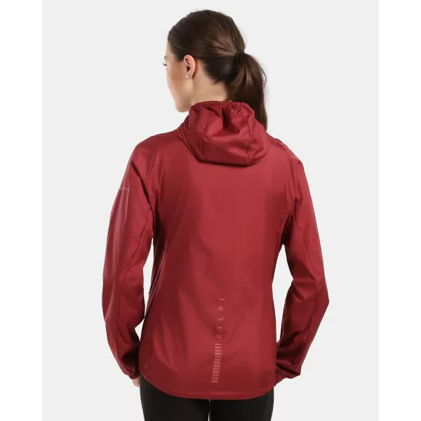 Blazer de vânt pentru femei KILPI ROSA-W 1L0109KI ROȘU ÎNCHIS 