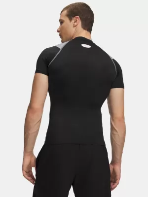 Tricou pentru bărbați UNDER ARMOUR UA HG ELITE COMP SS 6015382-008 NEGRU