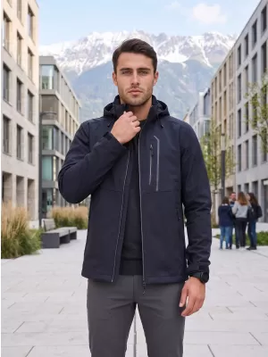 Jachetă softshell pentru bărbați ALPINE PRO GEDER OBICEIURI