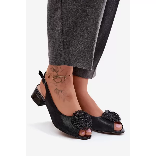  Sandale de dama D&A CR61-3030 NEGRU 