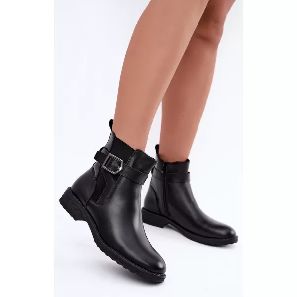  Pantofi de dama SERGIO LEONE BT-43-S NEGRU 