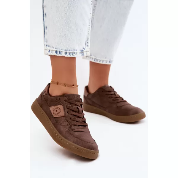  Adidași de damă BIG STAR SHOES UU274017 MARO/BEJ 