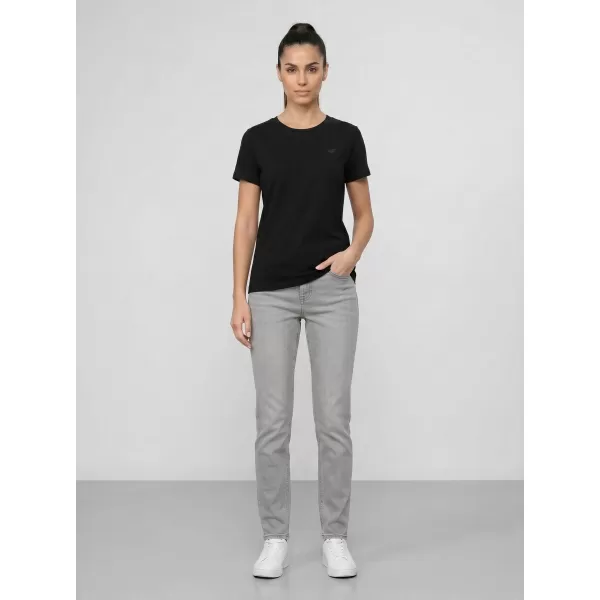  Tricou pentru femei 4F WAW25TTSHF2350 NEGRU ADÂNC 