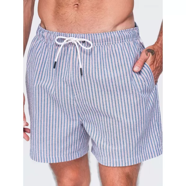  Pantaloni scurți pentru bărbați OMBRE OM-SRSS-0214 ALBASTRU STINS 