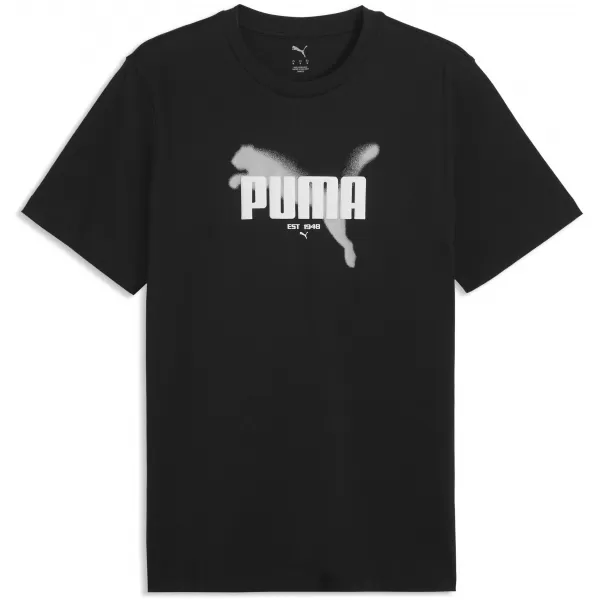  Tricou pentru bărbați PUMA GRAPHICS TEE 69435501 PUMA NEGRU 