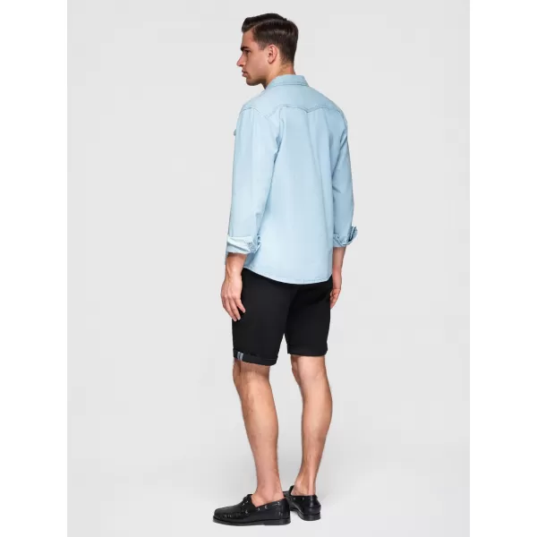  Pantaloni scurți pentru bărbați OMBRE W532 NEGRU 