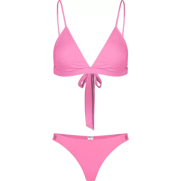  Fund de bikini de damă NORDBLANC TWINKLE NBSSS8242 ROZ 