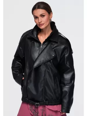 Geaca de dama OMBRE OW-JAFL-0138 NEGRU