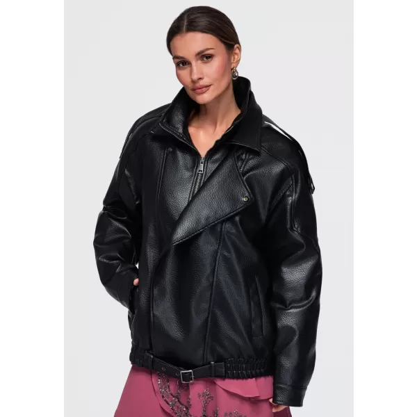  Geaca de dama OMBRE OW-JAFL-0138 NEGRU 