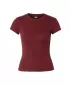 Tricou de dama URBAN CLASSICS TB8569-22408 ROȘU CĂRĂMIZIU ÎNCHIS